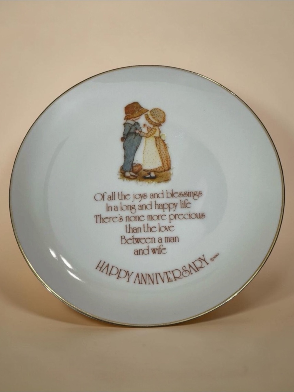Holly Hobbie Lasting Memories Genuine Porcelain Collective Decorative Plate